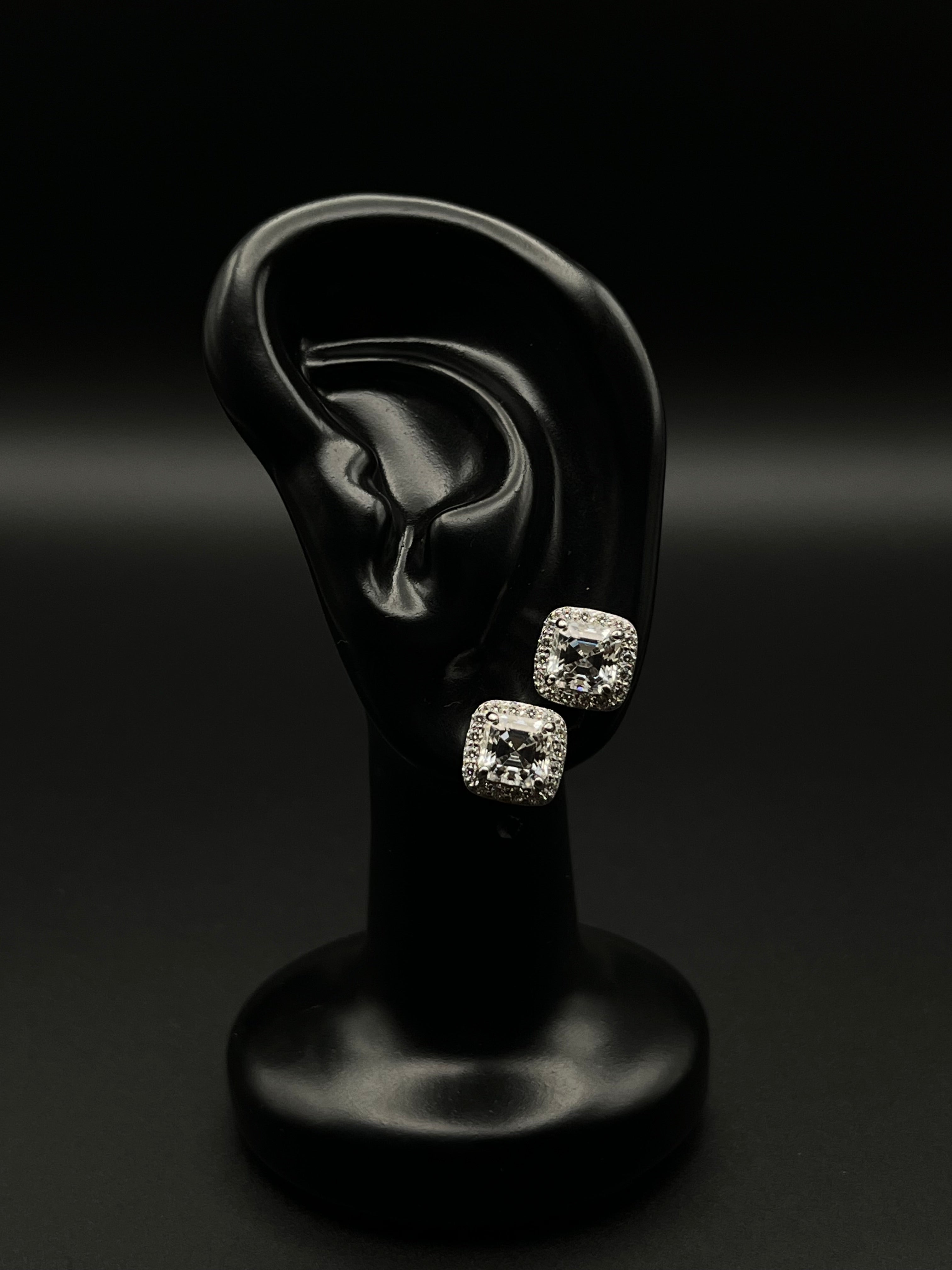 Ice Square Earrings
