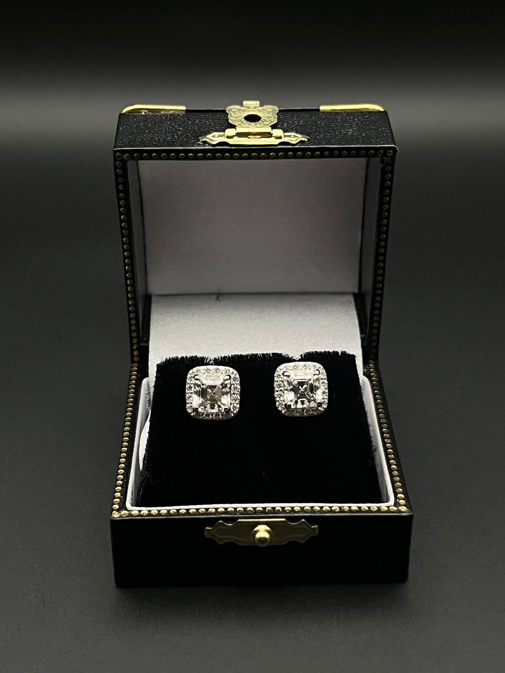Ice Square Earrings