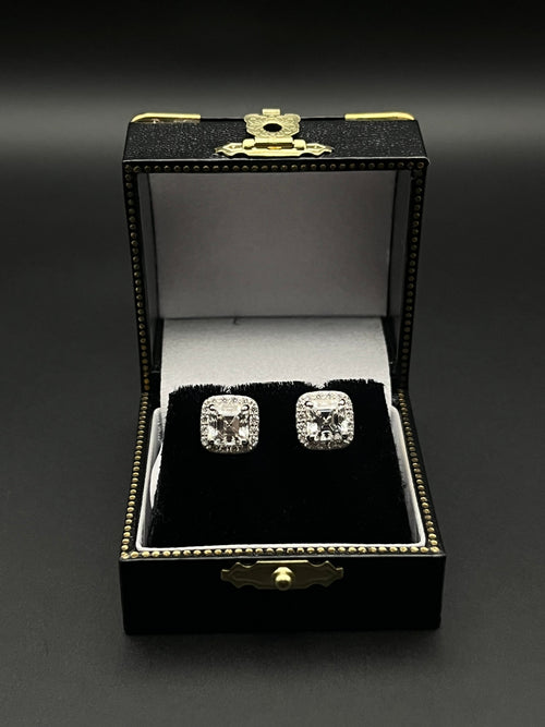Ice Square Earrings