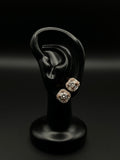 Rosé Baguette Earrings
