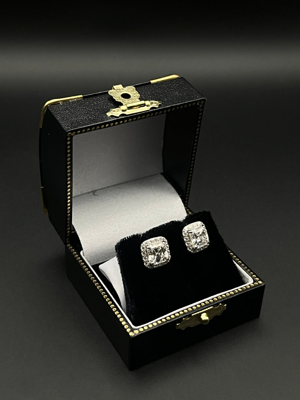 Ice Square Earrings